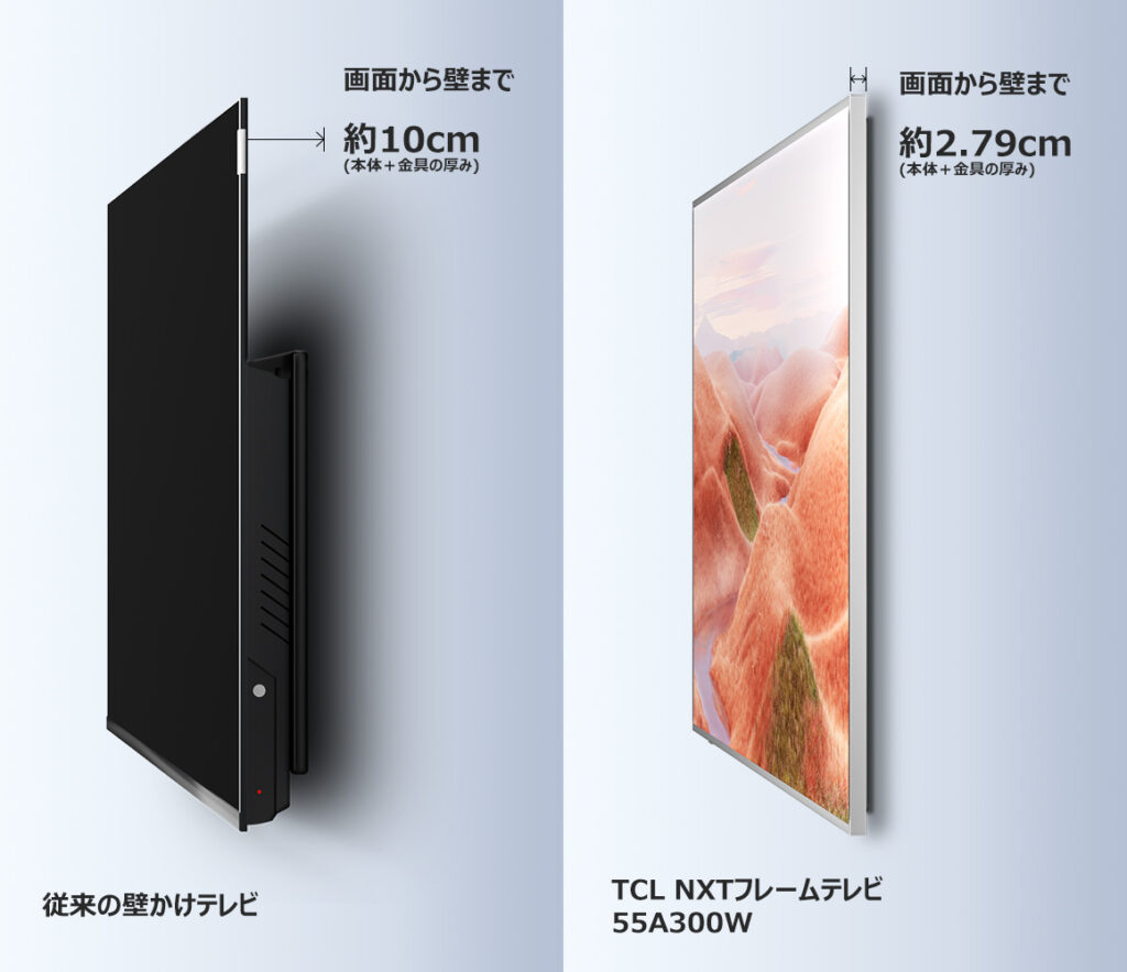 まるで絵画!?デザイン〇、性能◎でコスパも良い素敵なテレビ「TCL