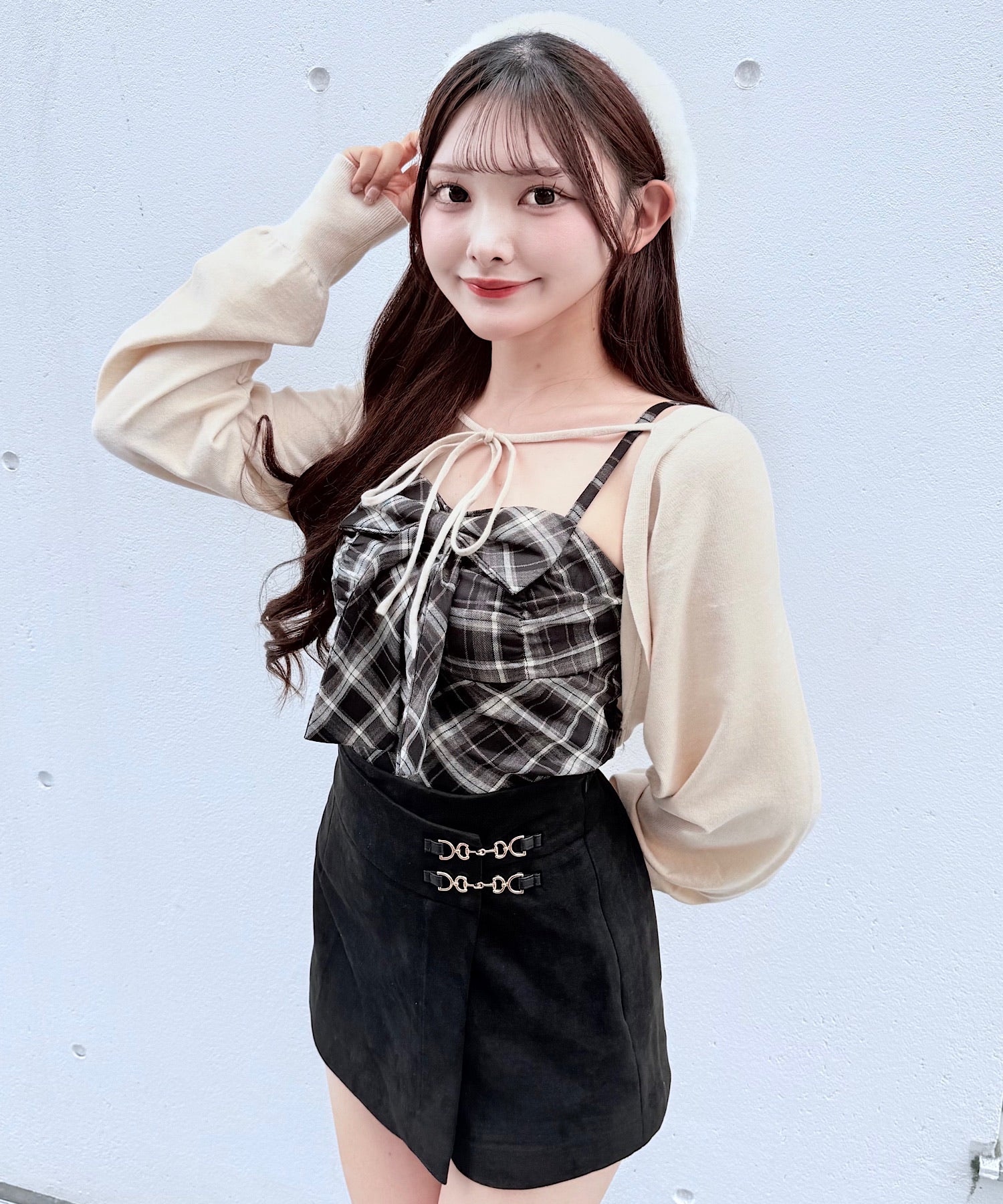 リボンキャミボレロアンサンブルニット – PARK by one way（パークバイ