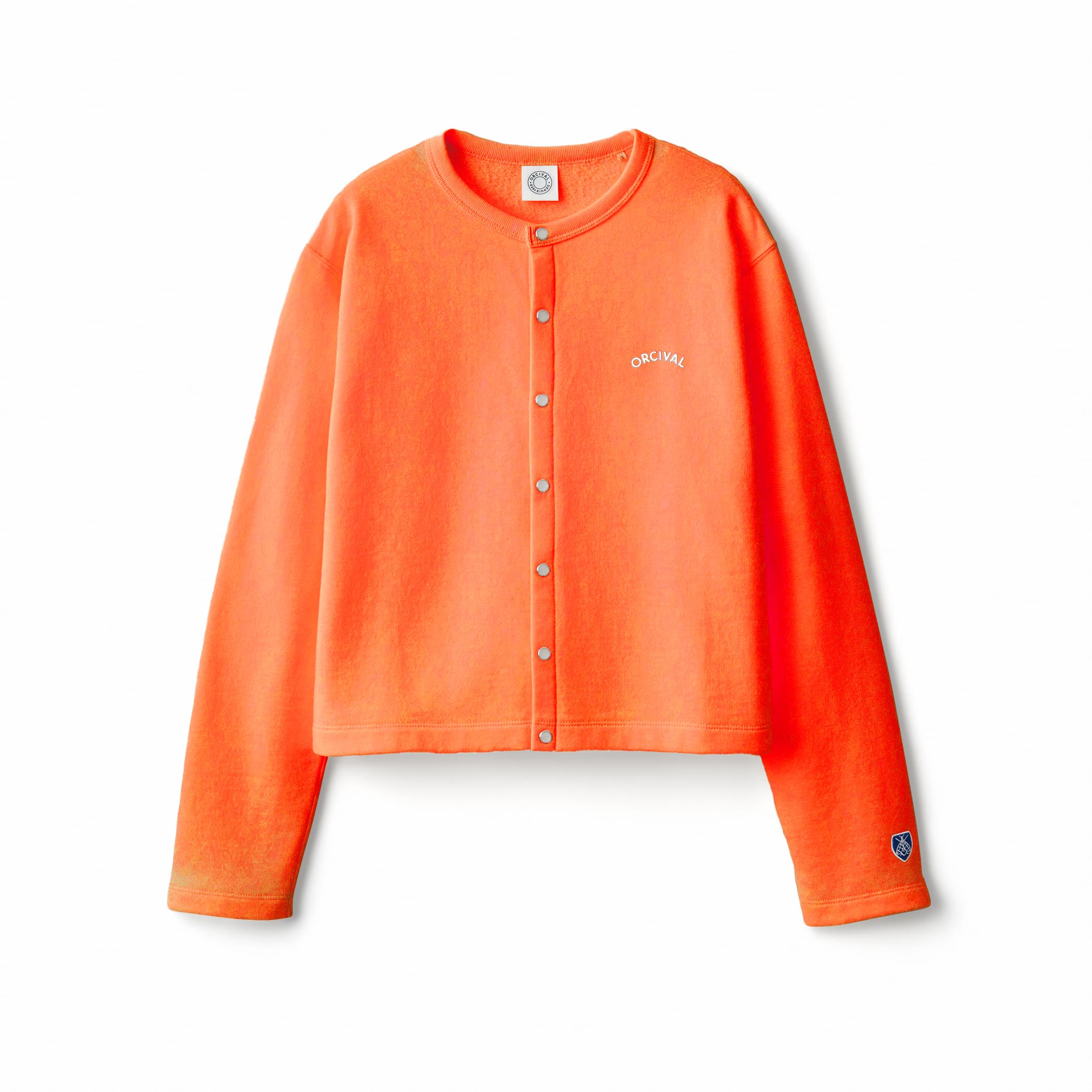 Women's Light French Terry Crew Neck Cardigan｜ORCIVAL