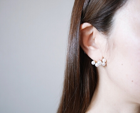 着画】ARTIDA OUD「philia アコヤパール リバース スタッドシングル