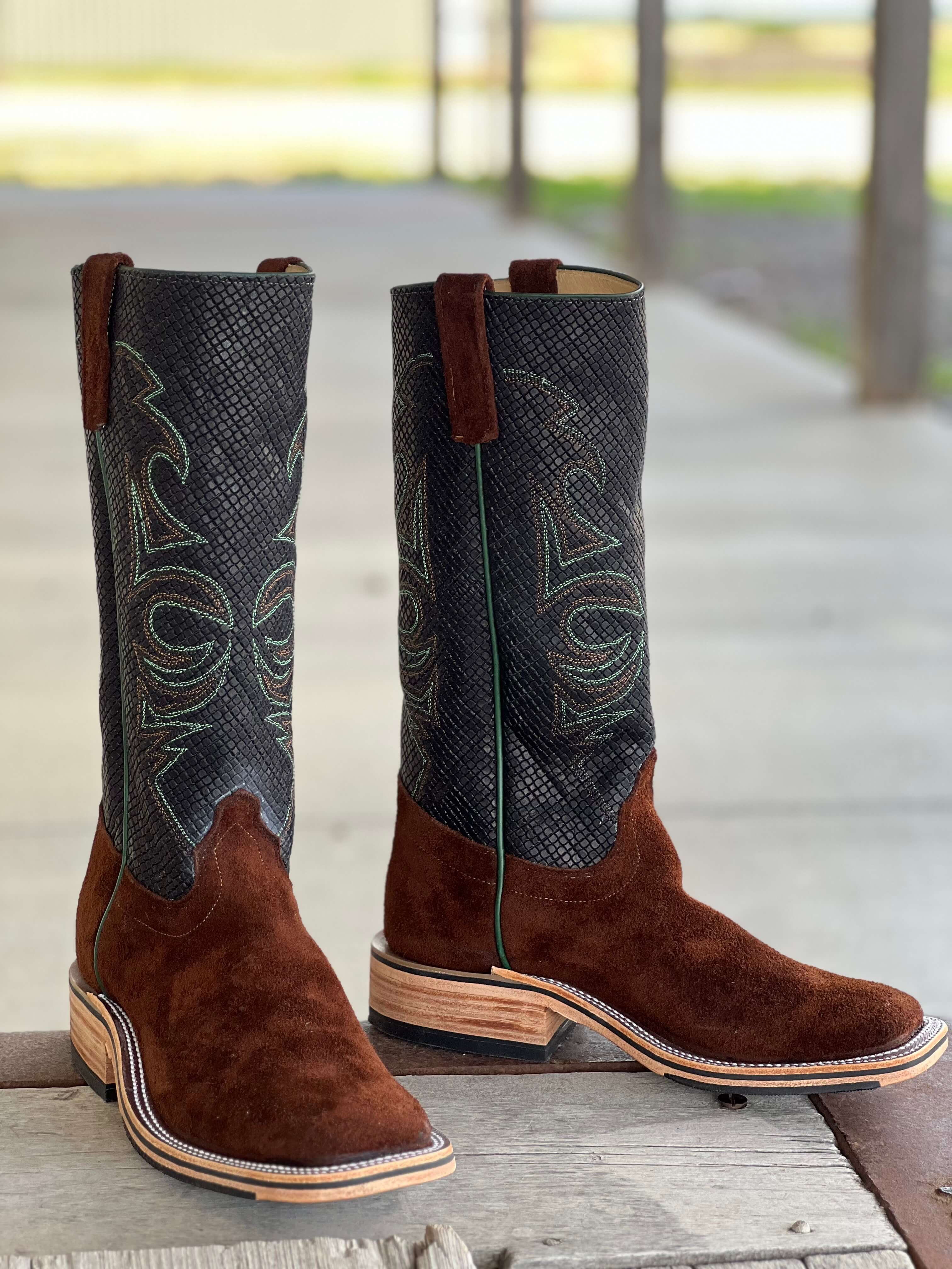 Olathe Boot Co. | Raiz Waxy Kudu Stovepipe Boot – Outpost Western