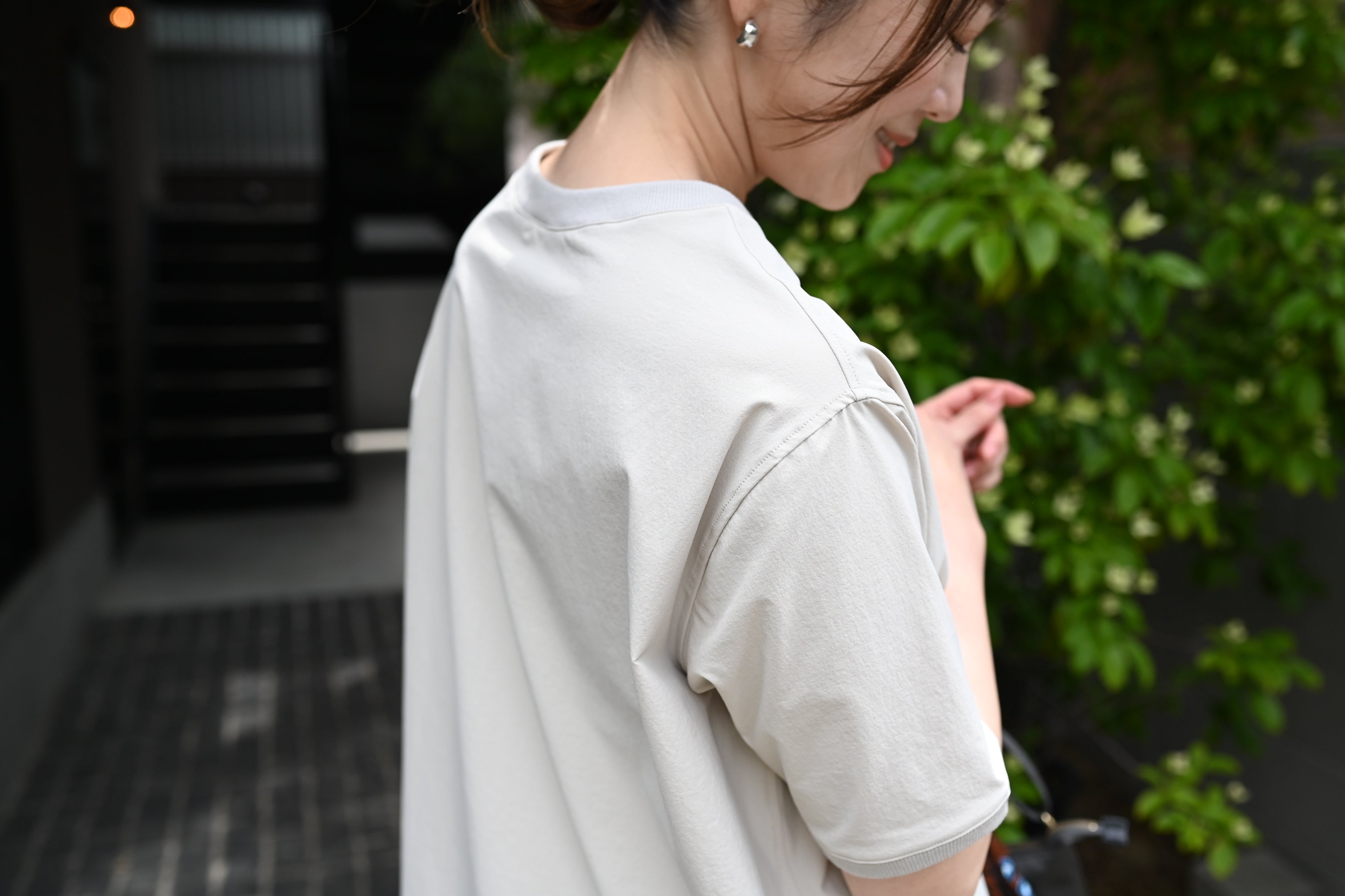 撥水素材の半袖きれいめプルオーバー（接触冷感） – OURHOME