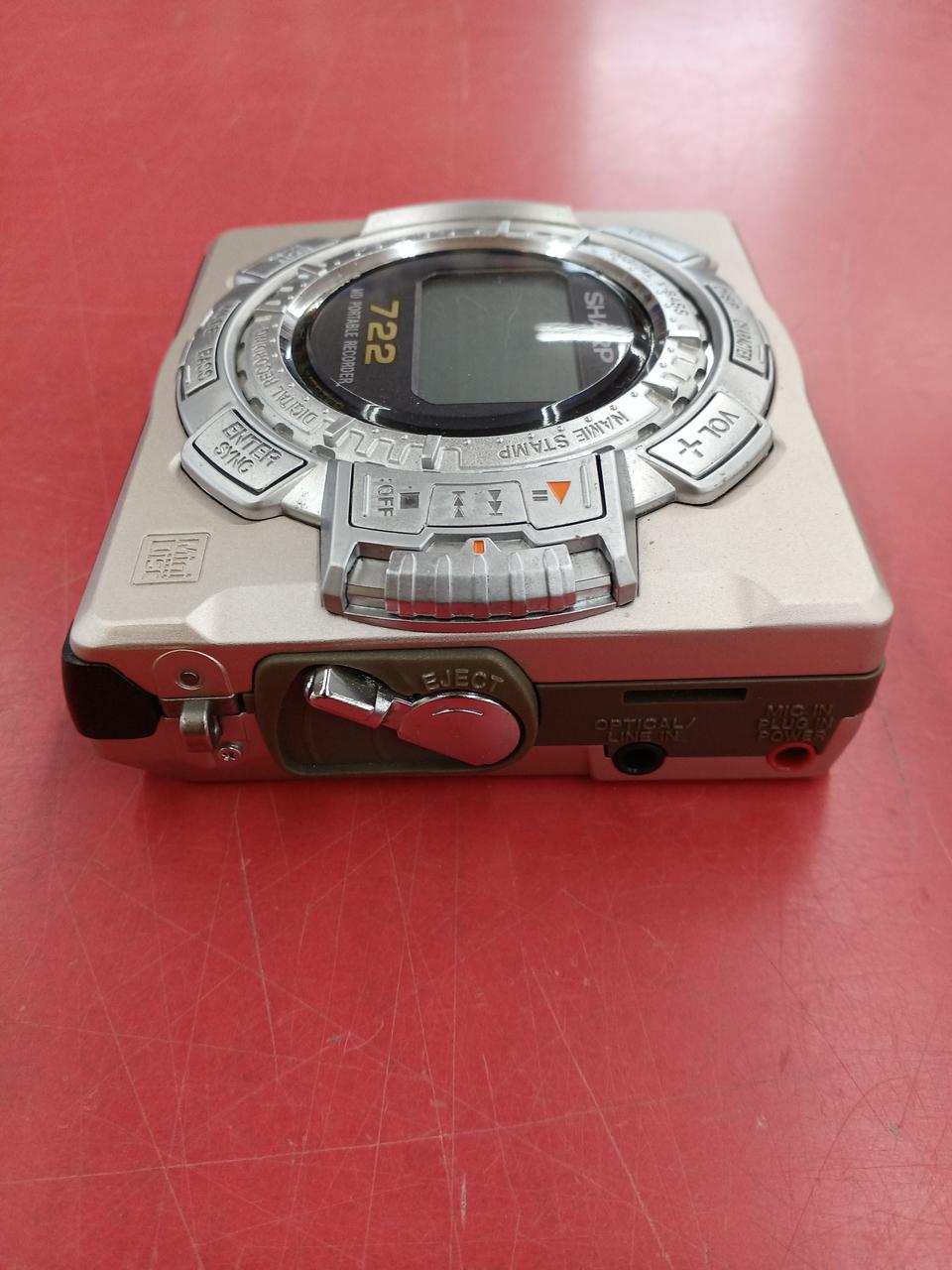 動作品】SHARP MD-MS722-S 付属品純正イヤホン付 動作品】SHARP MD