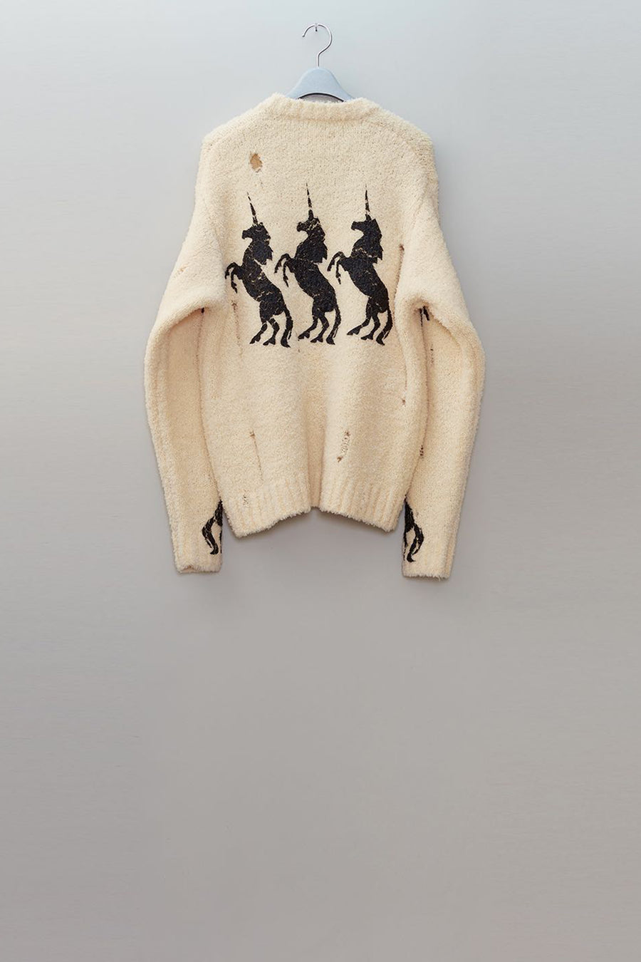 MASU(エムエーエスユー)のUNICORN GRUNGE CARDIGAN YELLOWの通販