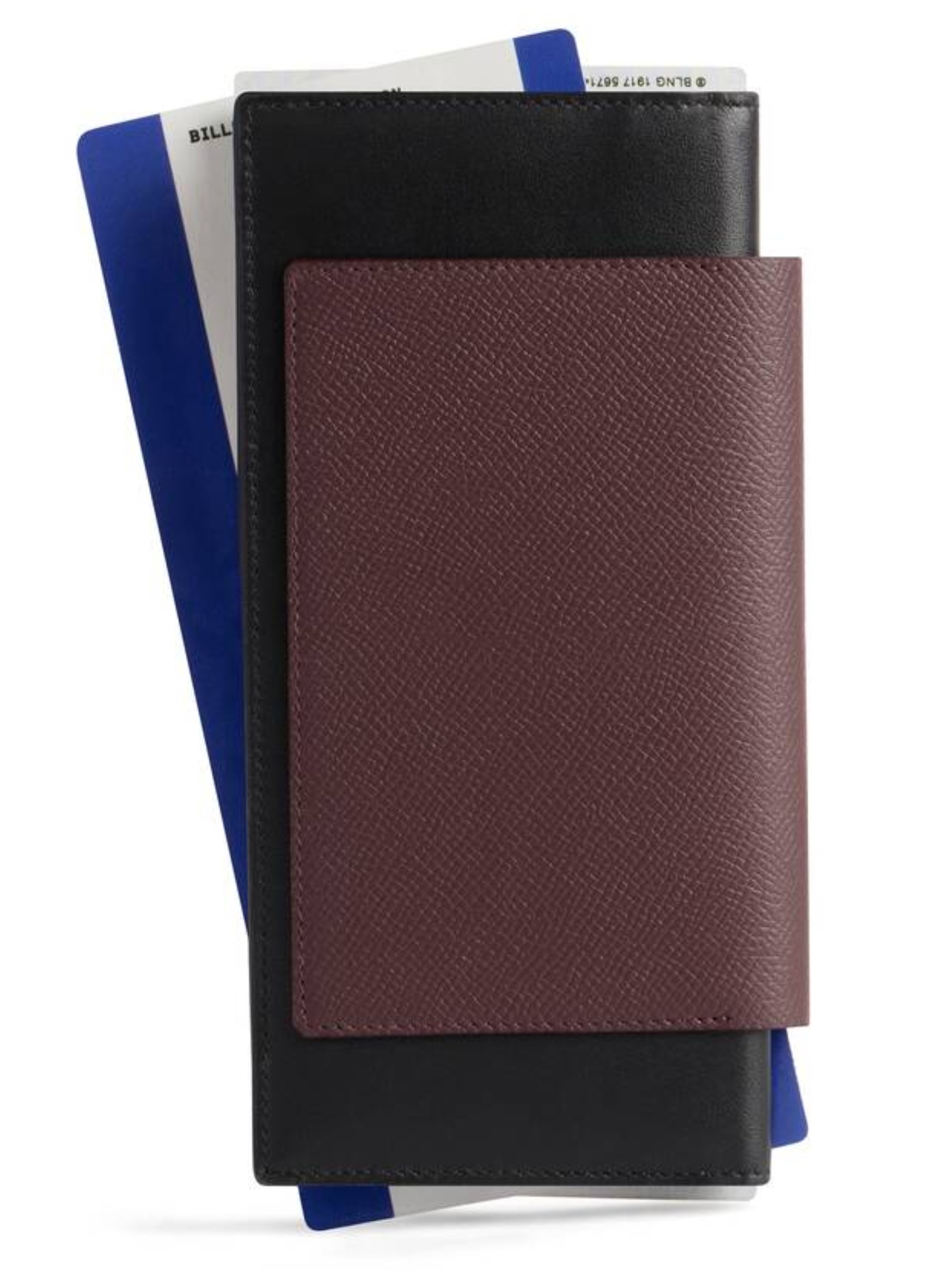 Buy Balenciaga leather wallet passport long wallet 2 ticket in
