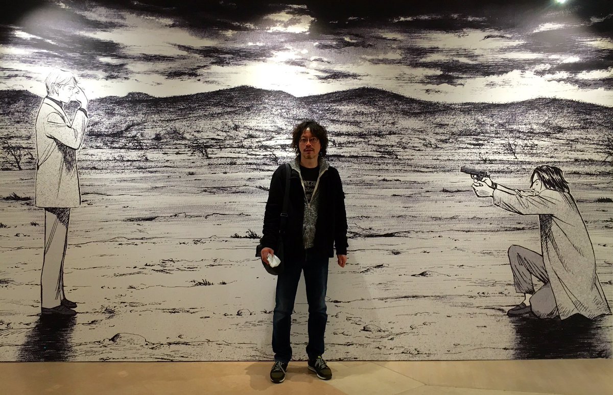 浦沢直樹展、開幕しました。MONSTER最終巻全原画の他に、20世紀少年第8