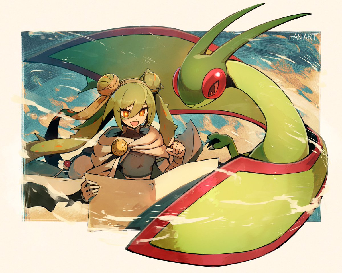 じめんミクとフライゴン #ポケミク