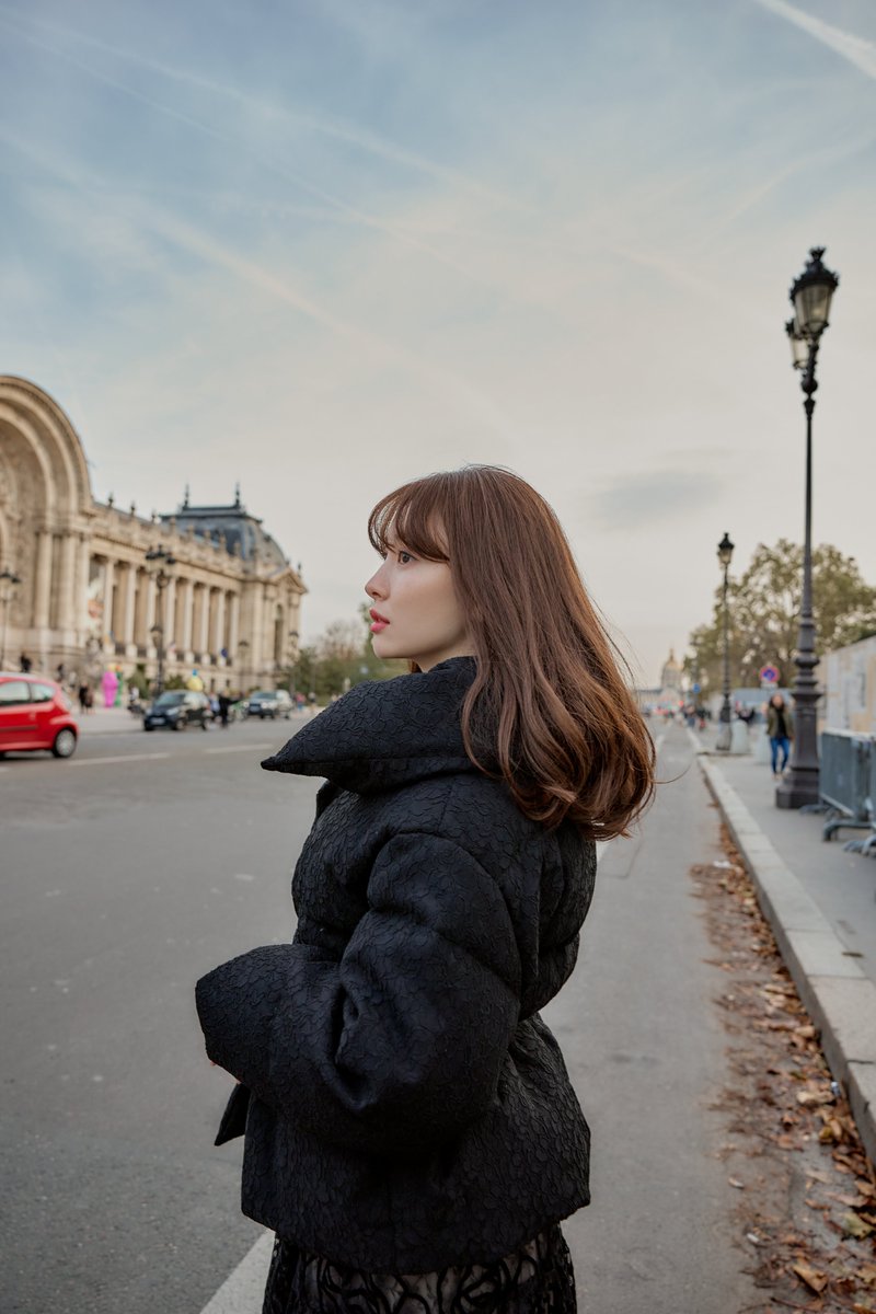 Lace Shell Belted Down Jacket// 昨年ご好評いただいたクラシックな