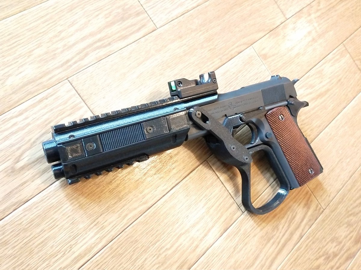 エアコキガバメント用レバーアクション化キット取付説明