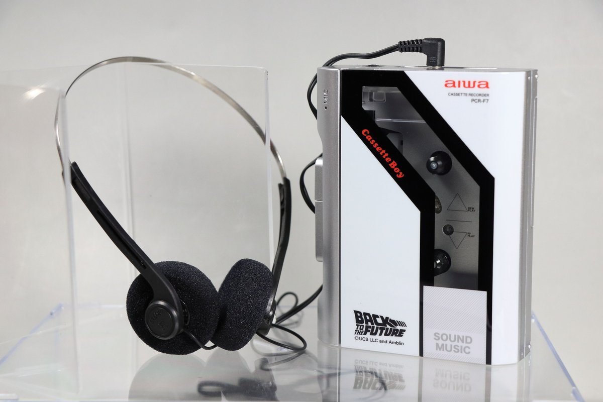 今日無事手に入った aiwa カセットボーイ バックトゥザフューチャー