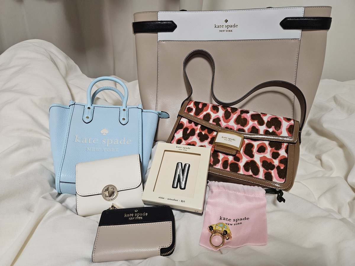 評判よいので、リッチにkate spadeの福袋を購入したんですよ…ケイト