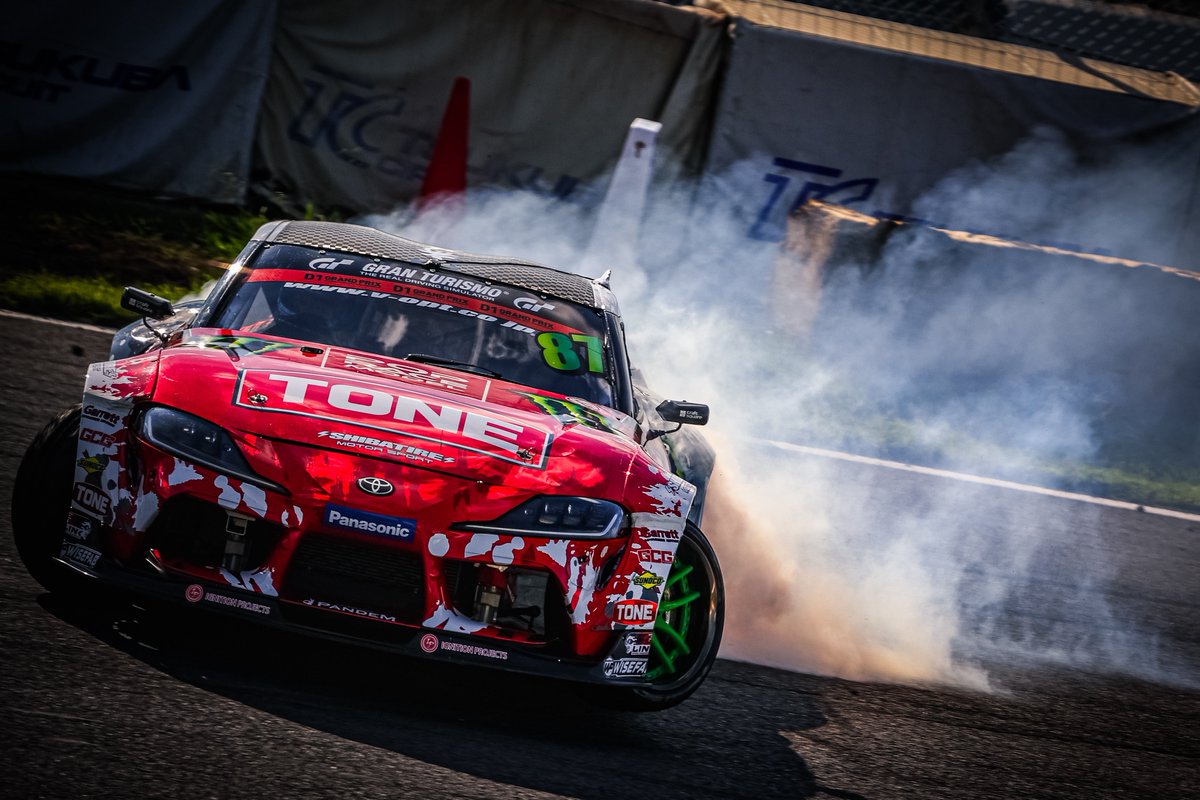 D1GP Rd.3 筑波 WINNER🏆 #87 FAT FIVE RACING GR SUPRA 斎藤太吾 選手