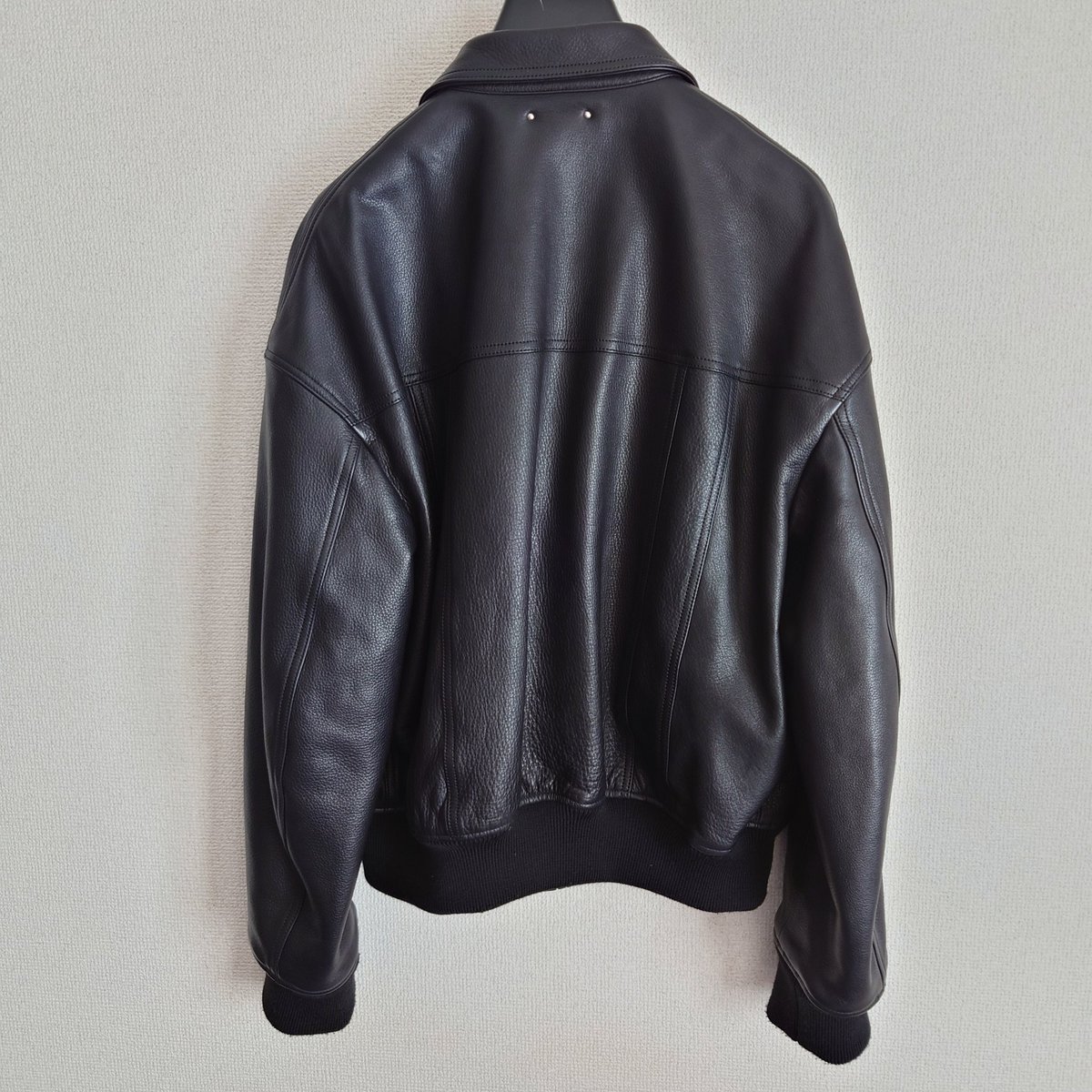 MINEDENIM SS23 Smooth Leather Zipup Loose JKT ルーズレザー