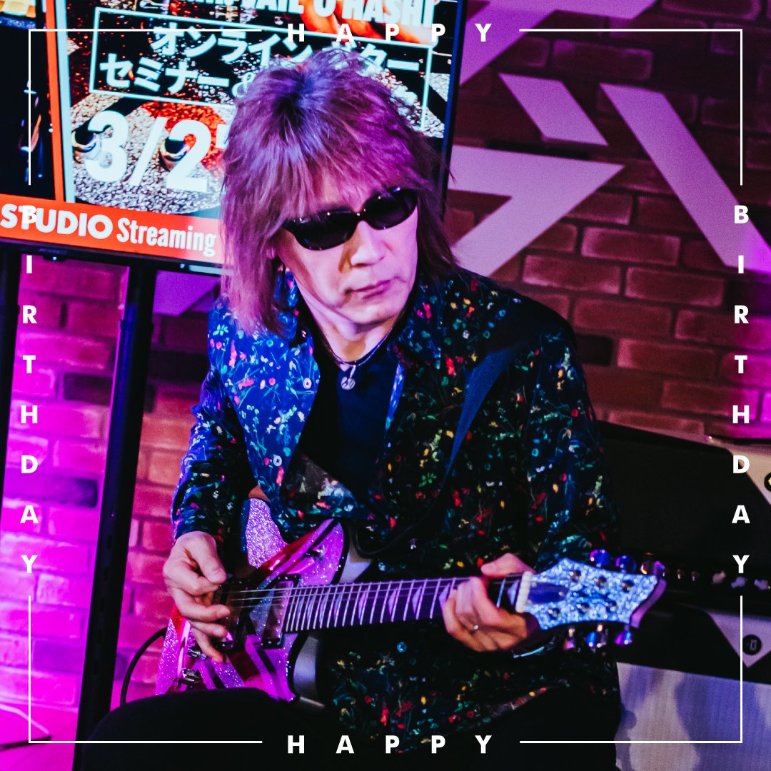 ⚡HAPPY BIRTHDAY⚡ 💬本日5月5日は、聖飢魔Ⅱのギタリスト・大橋隆志