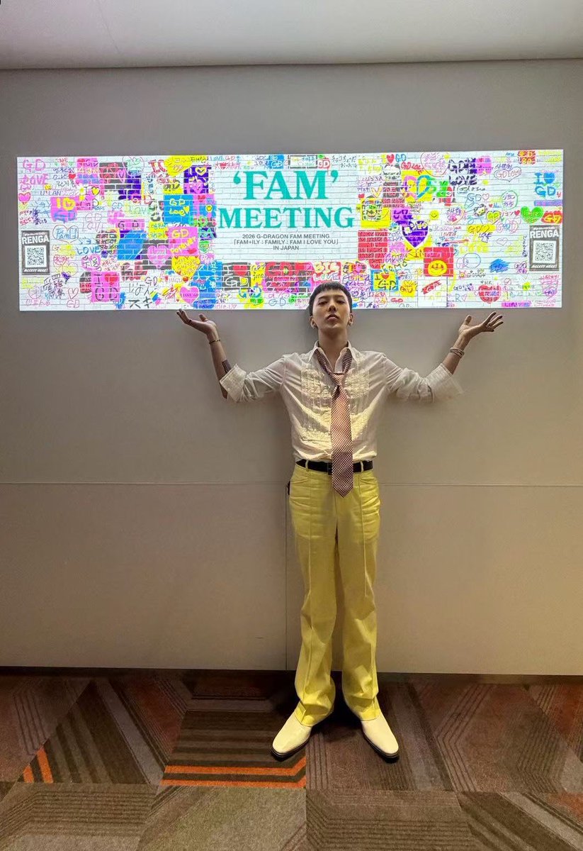 2026 G-DRAGON 'FAM' MEETING [FAM+ILY : FAMILY: FAM I LOVE YOU] IN