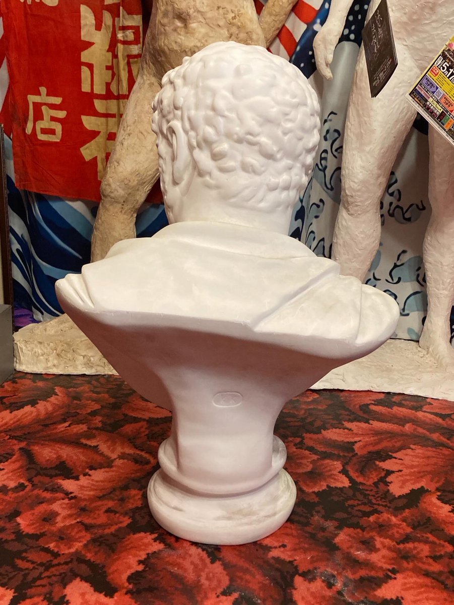 石膏像 古代ローマの皇帝カラカラの石膏像です。 デッサンやインテリア