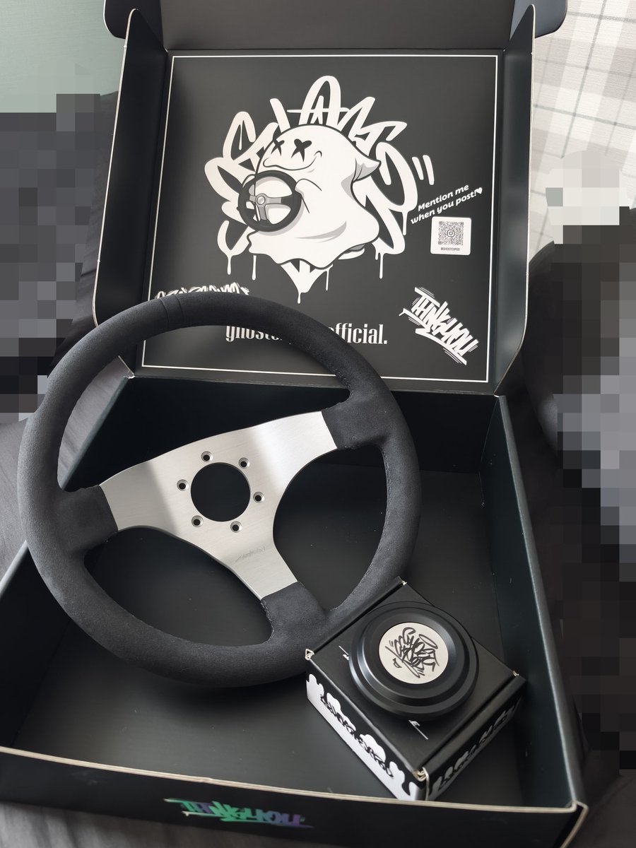 買ったGhost Expodのステアリング届いたど〜 質感めっちゃ良き！ ボス