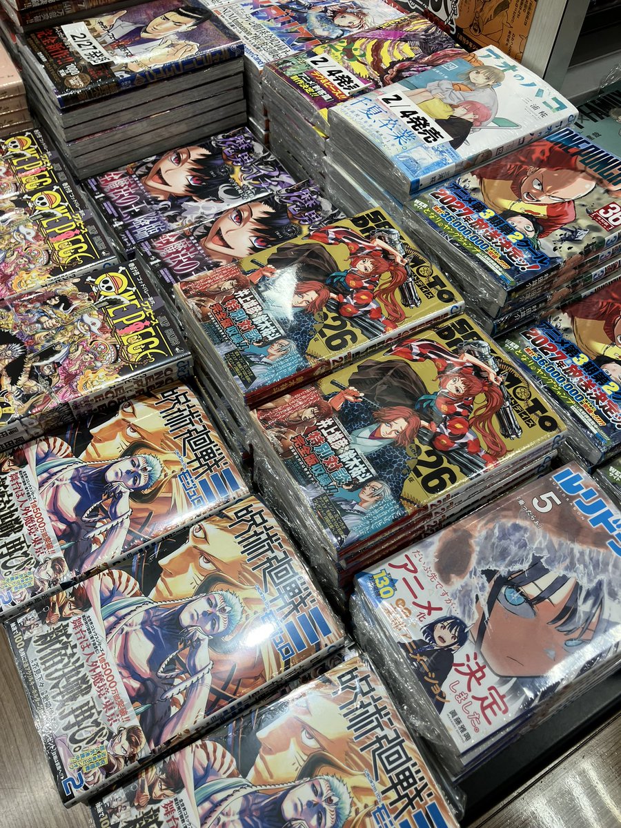 本日3/4(水)はジャンプコミックの発売日です！全世界の累計発行部数が6