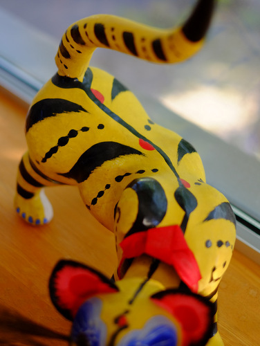 島根 郷土玩具 高橋張子虎本舗 虎の張り子」 : じぶん日記