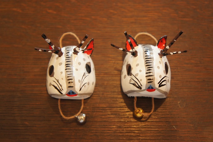 鹿面 再び （郷土玩具・愛媛宇和島） : 民藝 かりん Karin Folkcraft