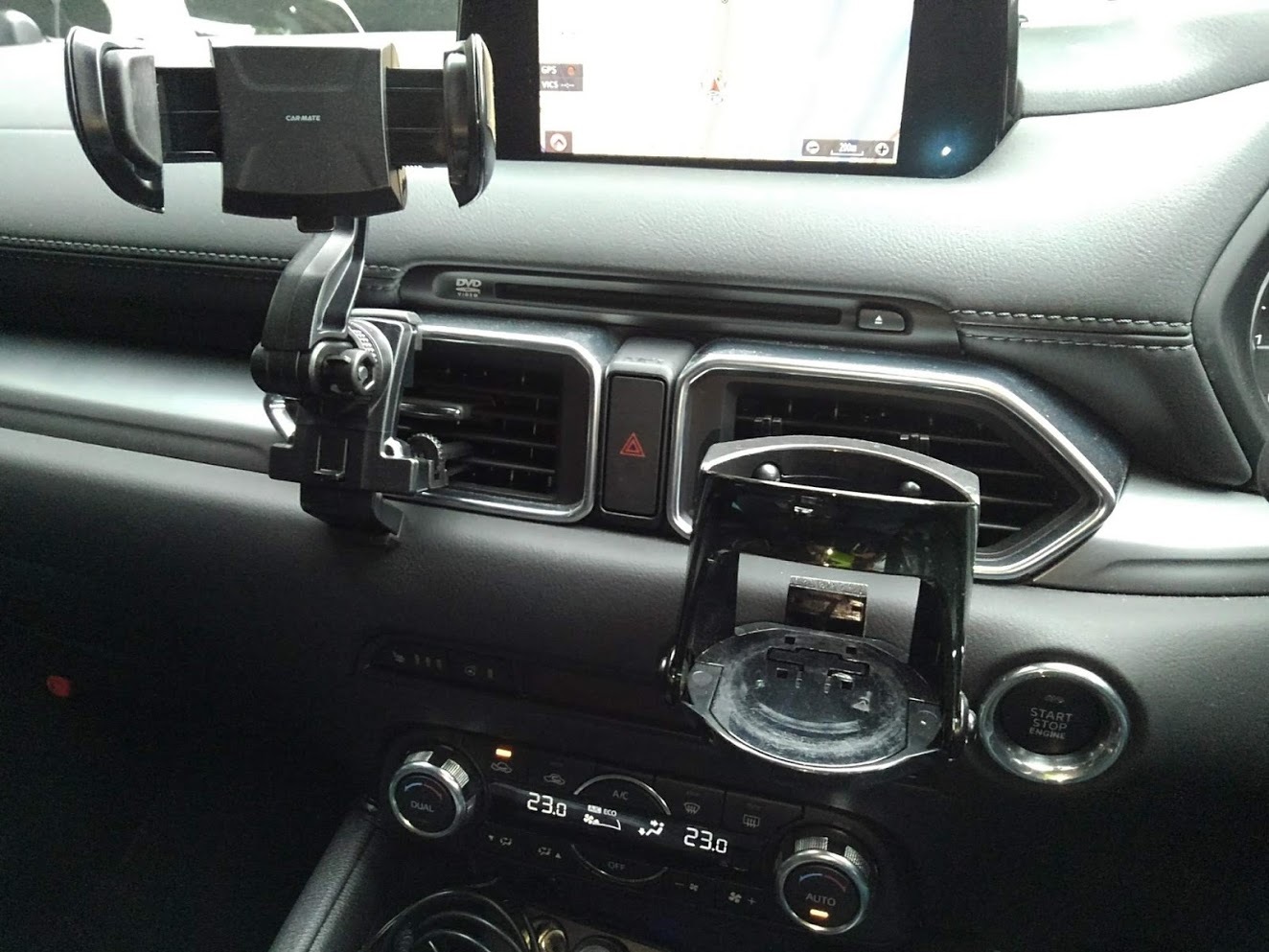 CX-5に付けた物、CX-8用エアコンベンチレーター : blog きみたか