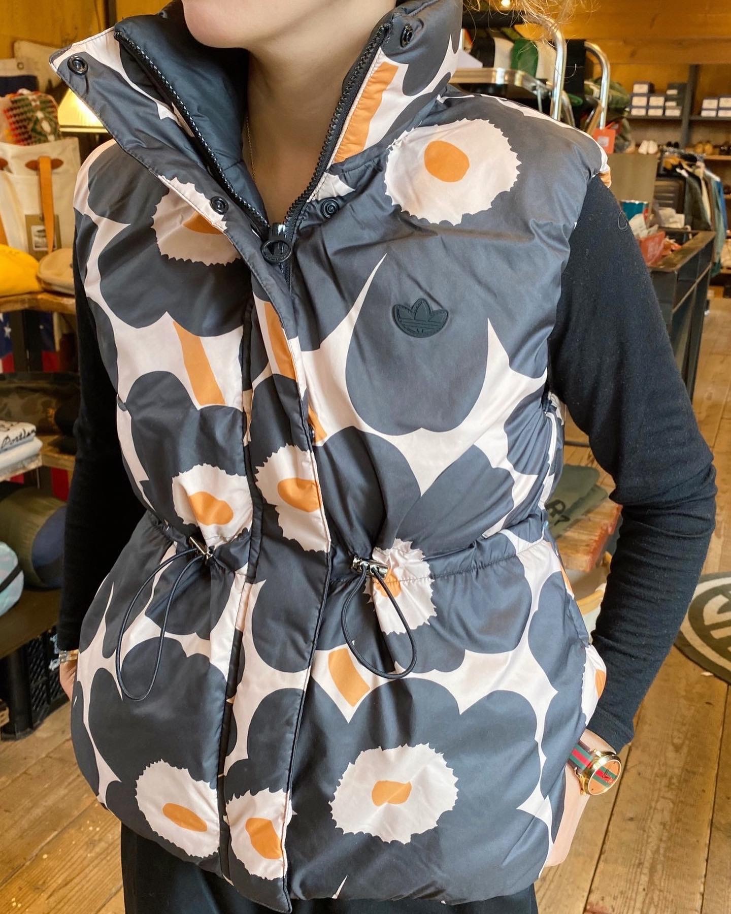 adidas×marimekko down vest 熊本 健軍 : &NAVY KENGUN