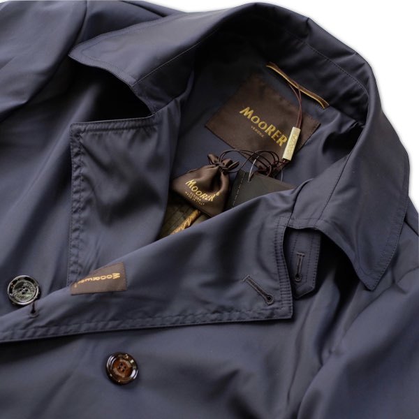 ムーレー ショートPコート MOORER SCAP-ARQUA-TJ ストレッチ素材