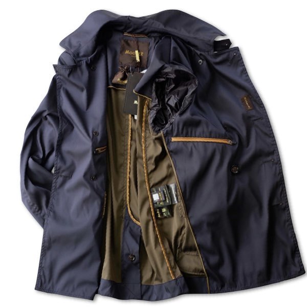 ムーレー ショートPコート MOORER SCAP-ARQUA-TJ ストレッチ素材