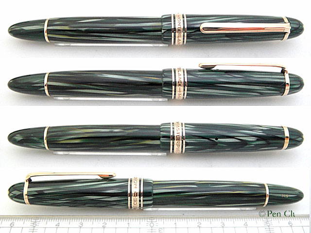 モンブラン 144 Masterpiece Green Striated - モンブラン｜Pen Cluster