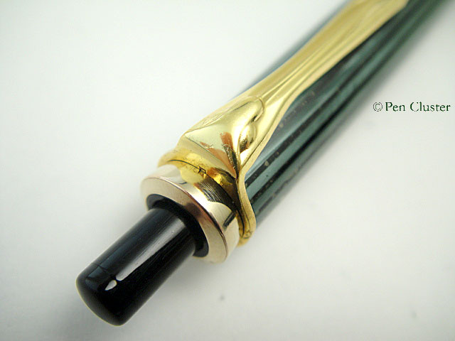 ペリカン 455 Ball Point Green Stripe/Black - ペリカン｜Pen Cluster