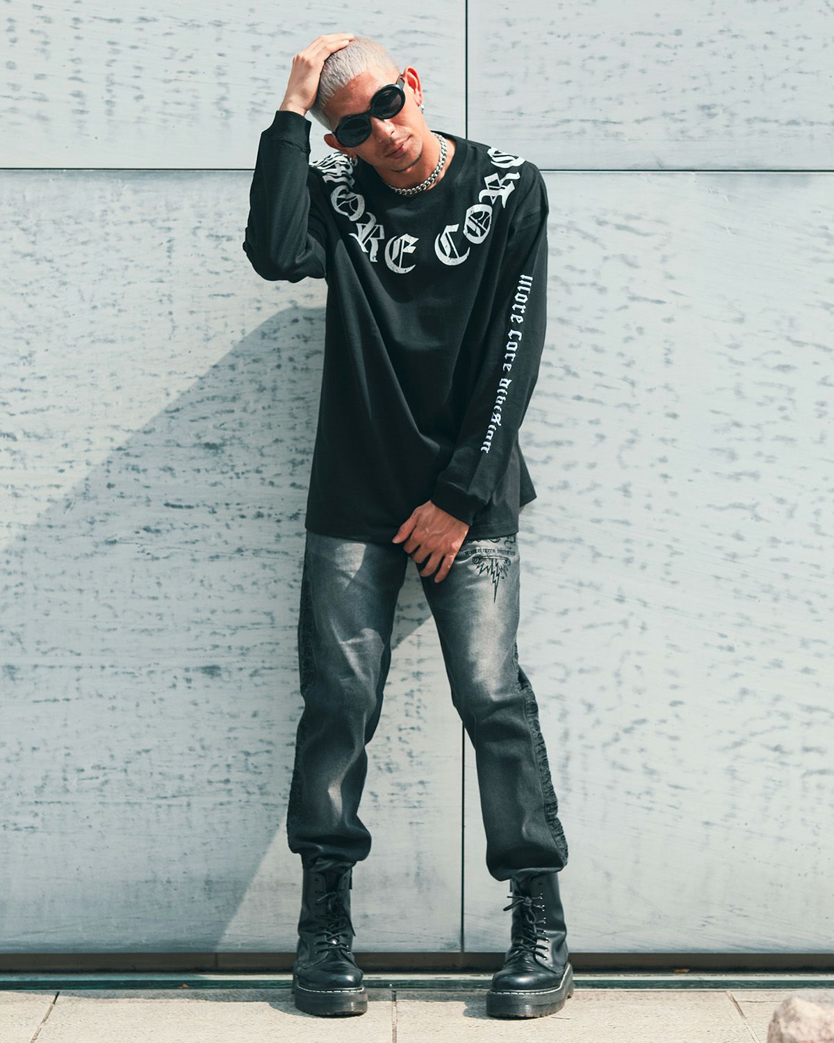 MCD] アラウンド ザ ネック ロゴ ロンT | PEET ONLINE STORE