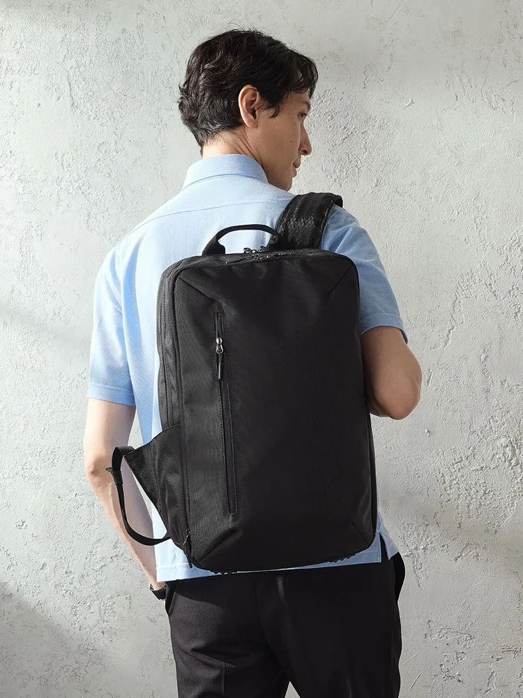 ブラック 【通気性】背中空間リュック AIR Back Pack ブラック/グレー