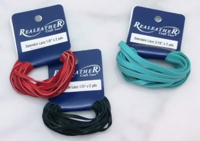 USA製 ディアスキンレース(3.2mm幅×180cm) | ヌメ革と真鍮金具とレザー
