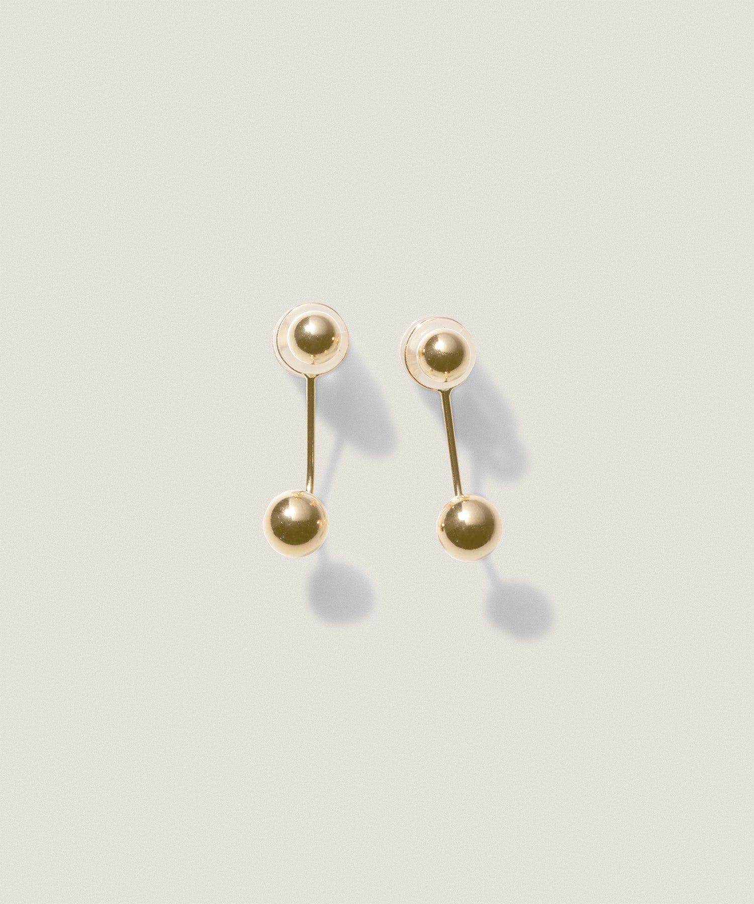 K18 2WAYダブルボールピアスS|ジュエリー|PIMENTÉ-ピモンテオンライン