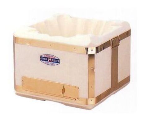 奥能登天然珪藻土 丸和工業 切り出し七輪 正角七輪真鍮巻き 径30センチ