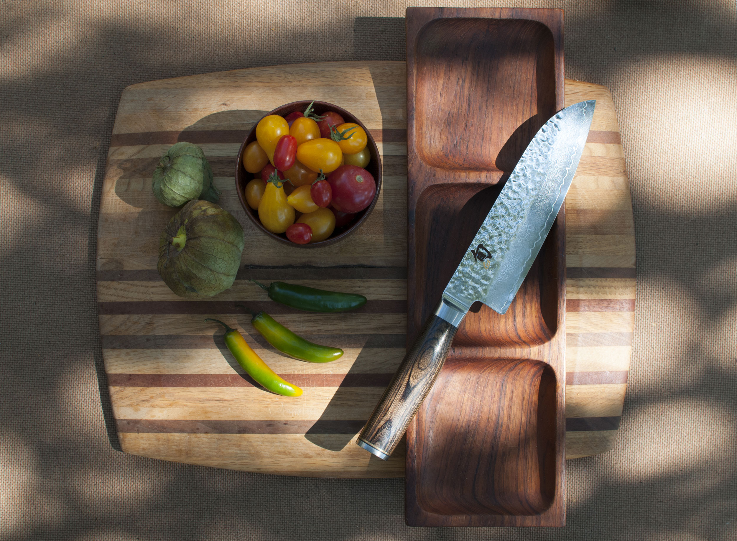 Shun TDM0702 Premier Santoku Knife 7