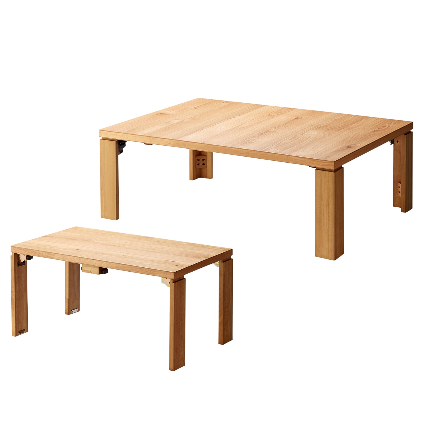 すっきり収納ができる親子リビングローテーブル（ローテーブル