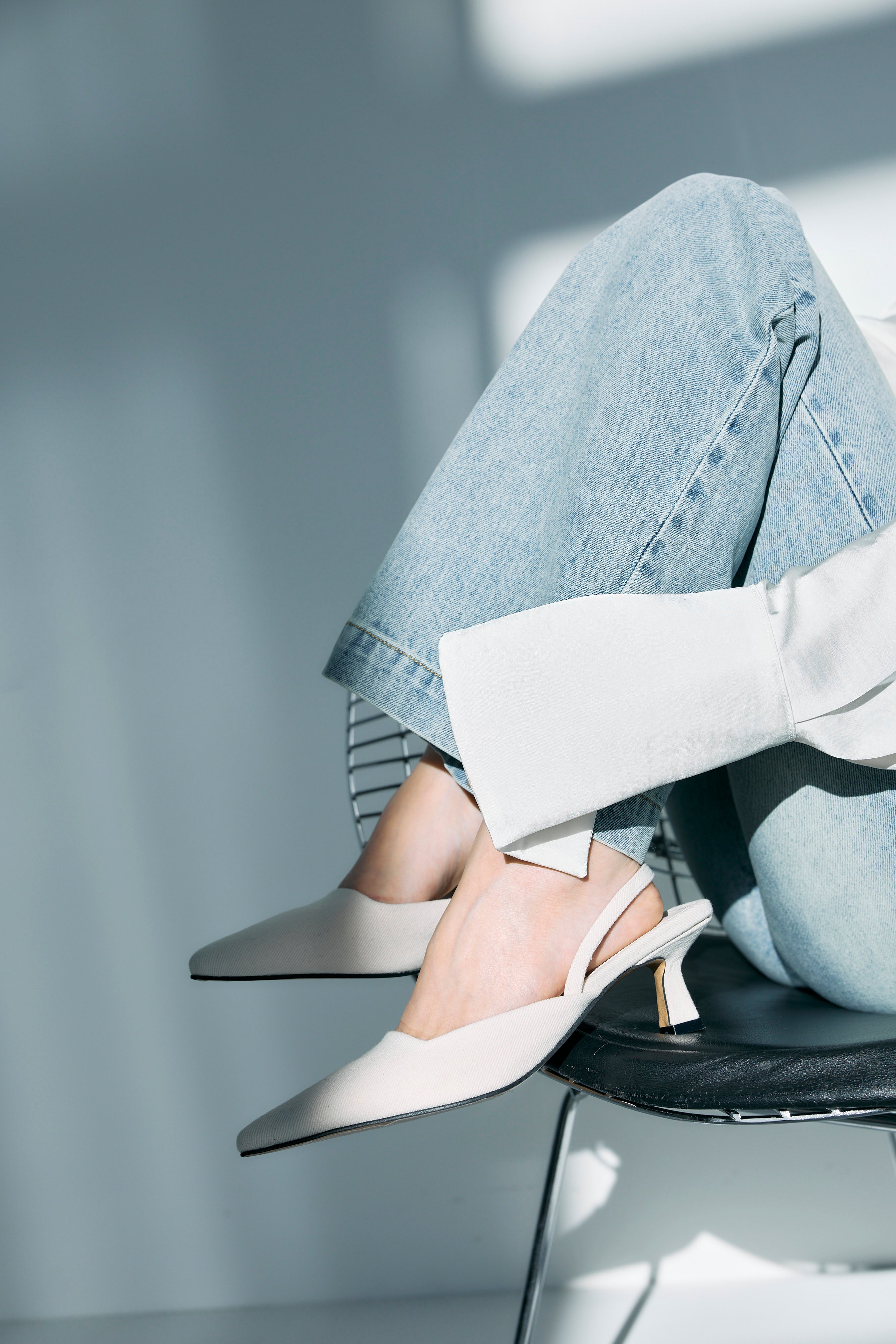 ポインテッドトゥスクエアカットミュール – poláura OFFICIAL ONLINE STORE