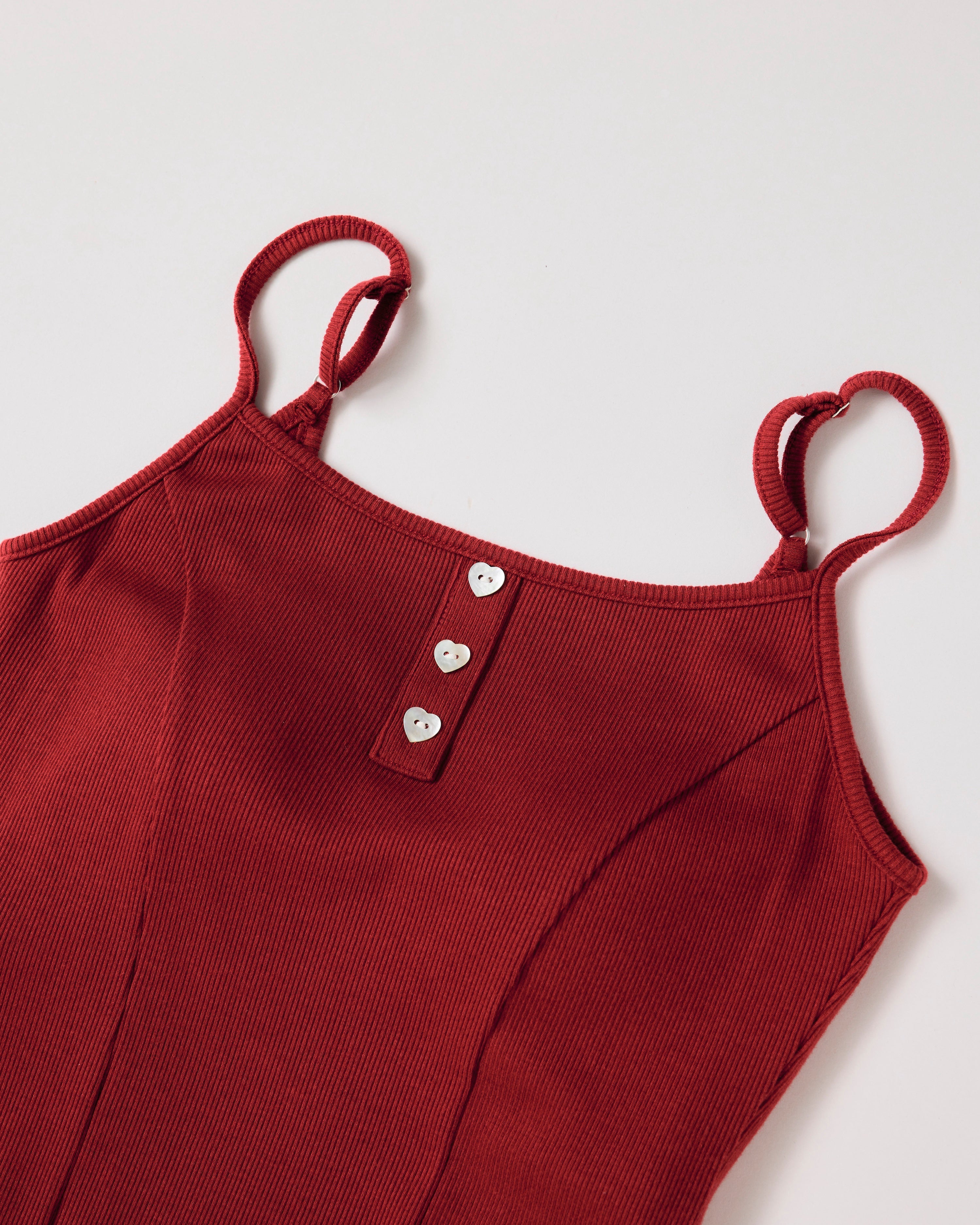 Heart button leotard