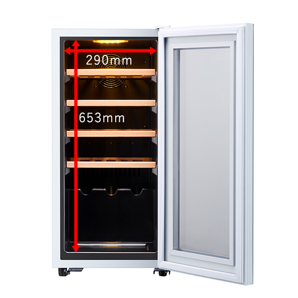 15ボトル DWC-015C(W) | ワインセラー PlusQ（プラスキュー）公式サイト