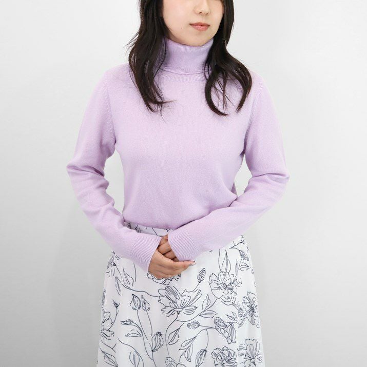 カシミヤ100%タートルネックセーター | Milestone公式オンラインストア