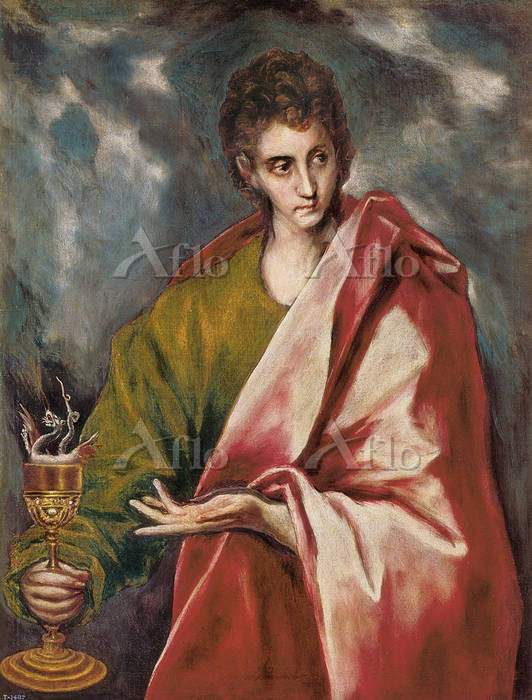 エル・グレコ 「福音書記者聖ヨハネ」 [5352621]のアート作品 - アフロ