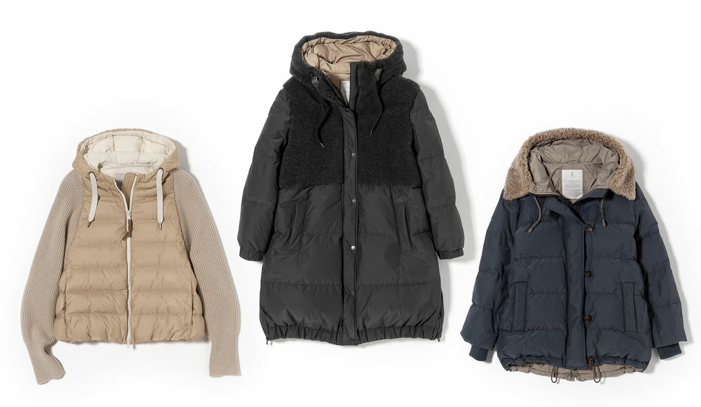 大人に似合う「ブルネロ クチネリ」の洗練ダウン｜異素材使いが絶妙な