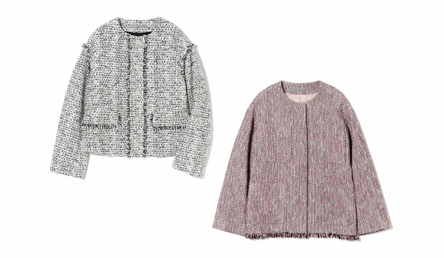 セオリーリュクス】脱・コンサバの洗練ツイード｜リラックスシルエット