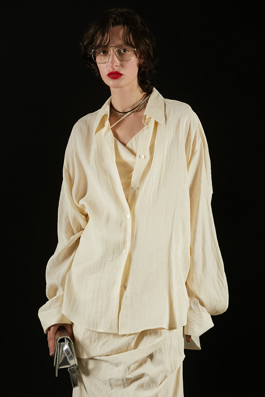 Satin Shirt And Camisole