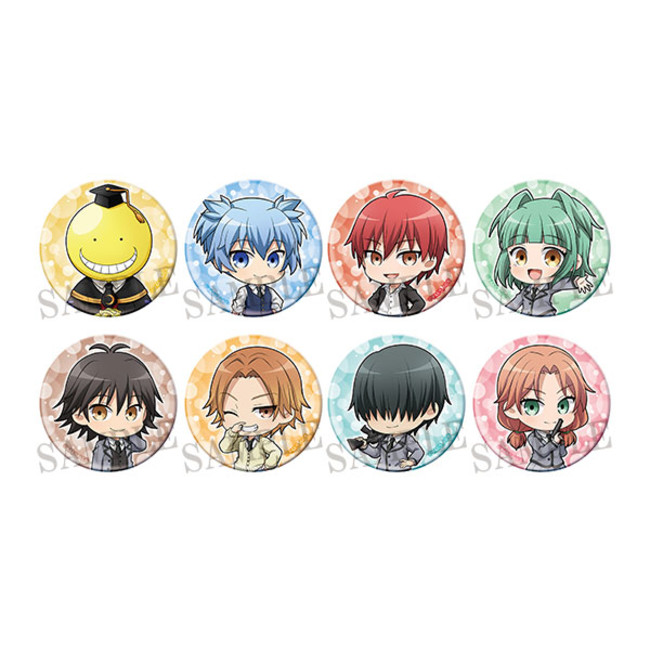 暗殺教室 赤羽業 缶バッジ ダッシュストア 白スーツ Amazon.co.jp