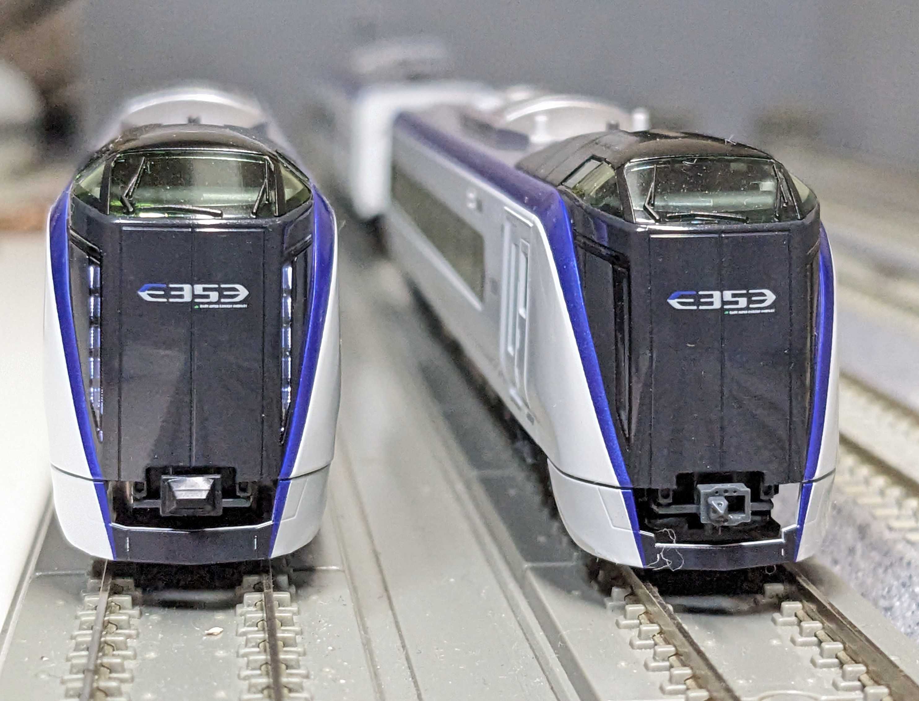 🔵入線整備 kato 10-1836 E353系［あずさ•かいじ] 付属編成3両