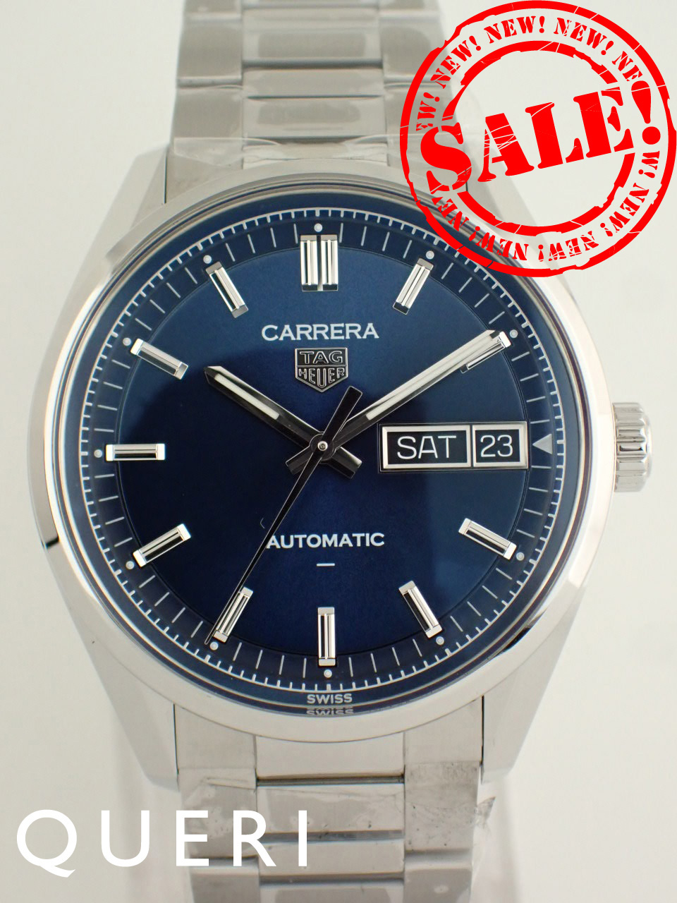 タグホイヤー カレラ キャリバー5 デイデイト ホワイト文字盤 WAR201D