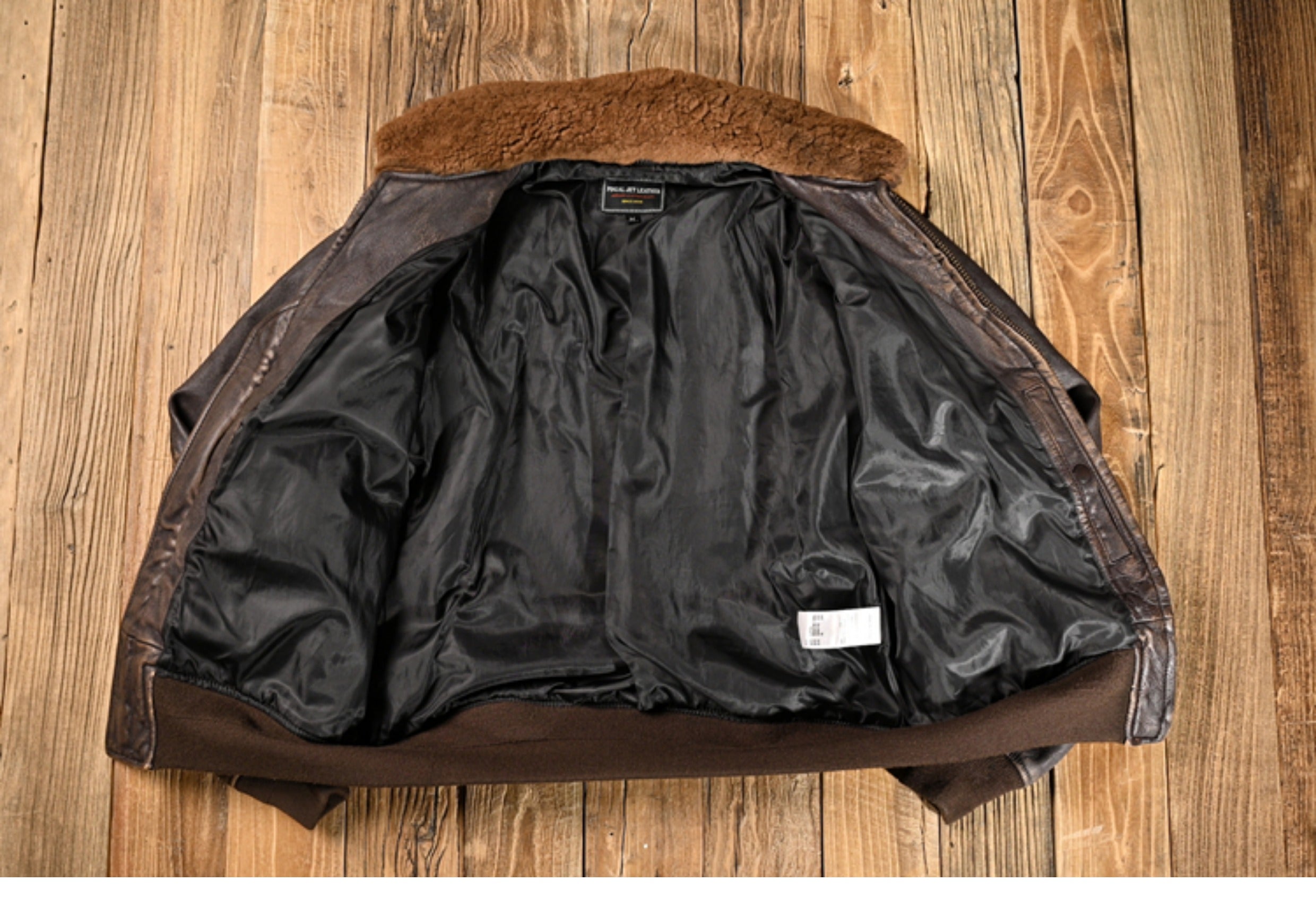 絶妙なヴィンテージ加工☆ゴートレザーG-1 フライトジャケット☆M～2XL