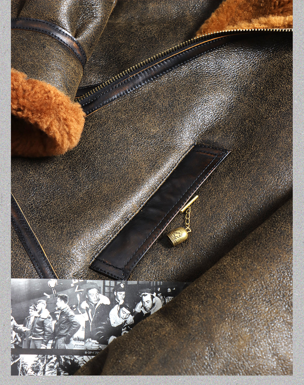 昨シーズン売り切りSALE◇ブラウンムートン B-3フライトジャケット◇M